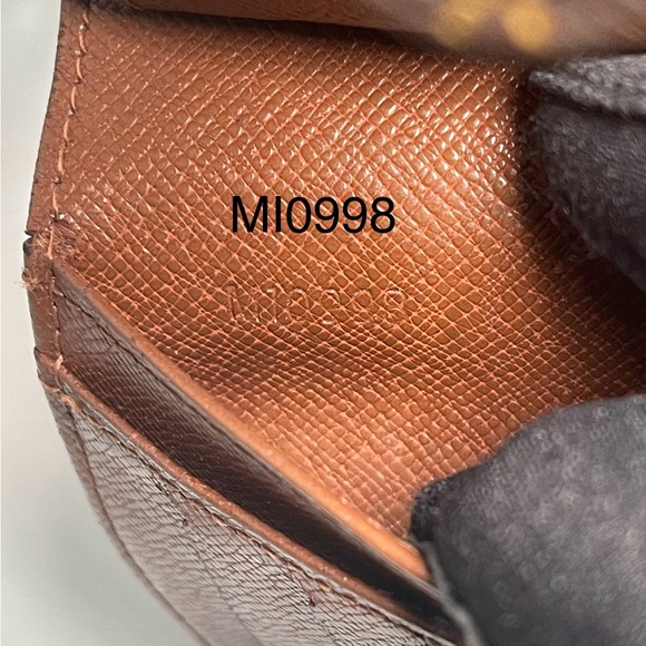 Auth Vintage 1998 LOUIS VUITTON Viennois Kisslock Wallet Coin Pouch Purse Canvas - Picture 10 of 16